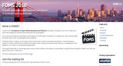 Desktop Screenshot of foms-workshop.org