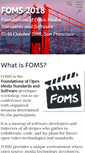 Mobile Screenshot of foms-workshop.org
